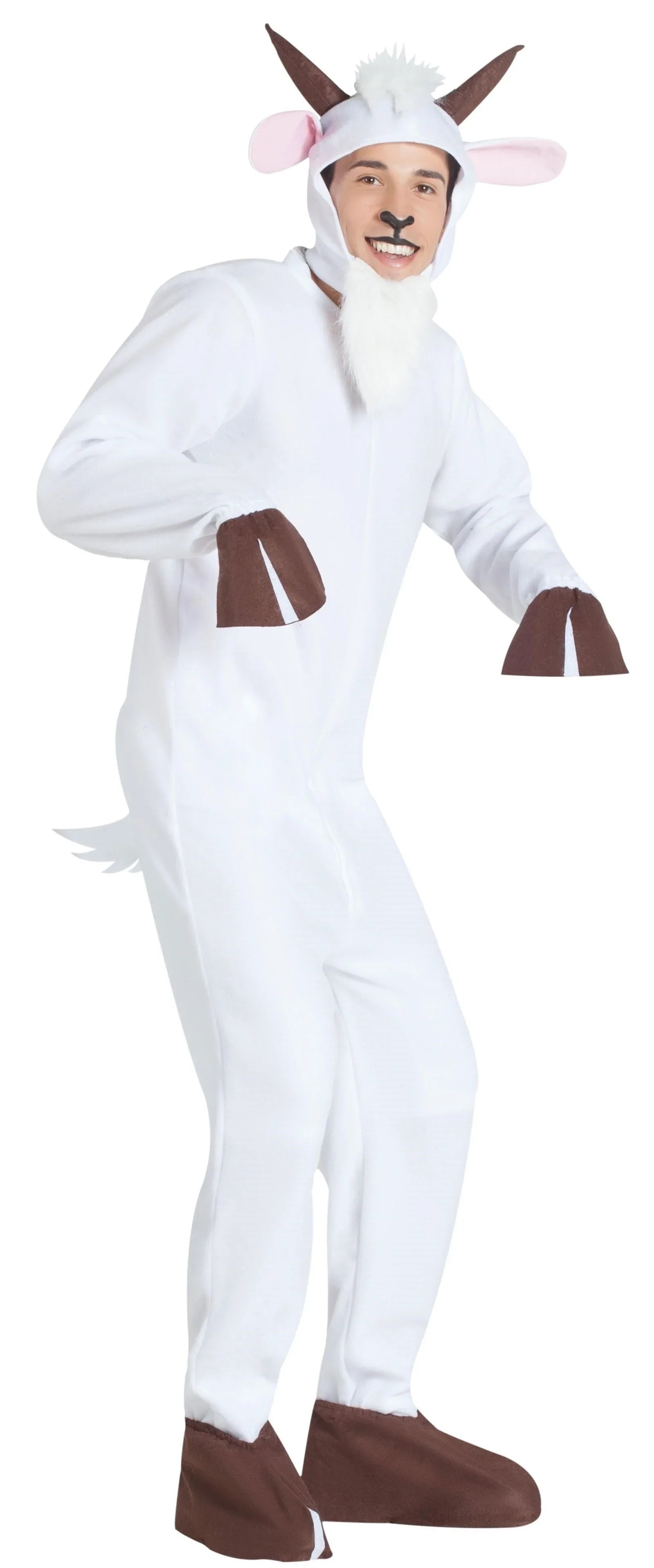 Disfraz de Cabra Blanca para Adulto Animales Kimokawaii